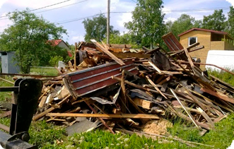 Вывоз мусора с дачного участка